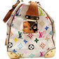 507653AL (S6) Louis Vuitton Satchel Speedy 30 Monogram Multicolor