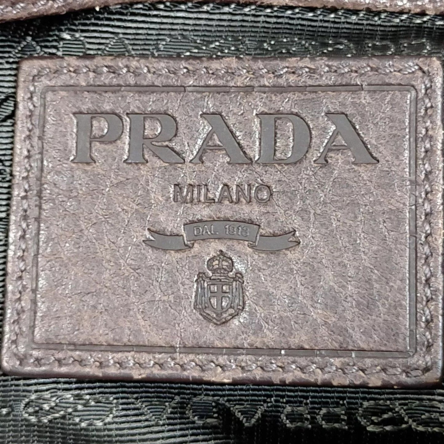 830340AL (V5) Prada Crossbody Bag Brown Leather