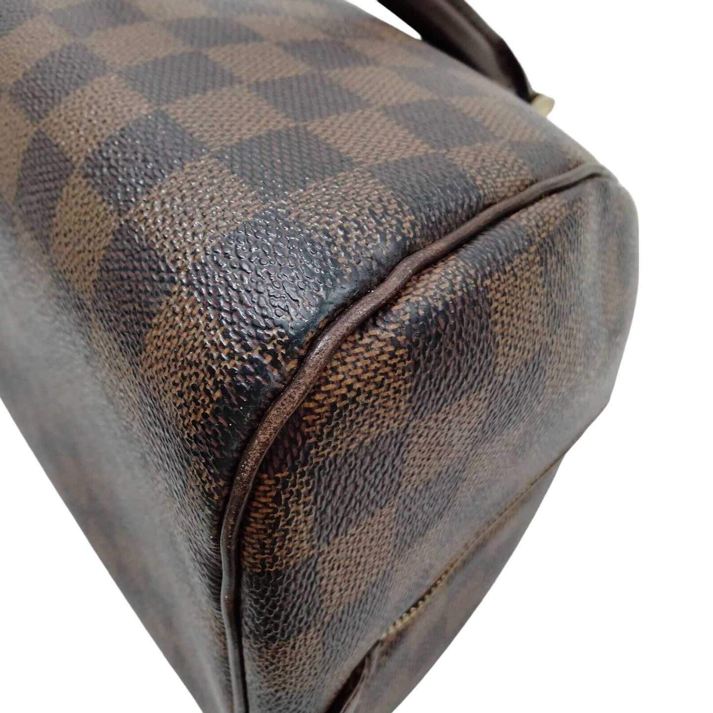 232526W (S6) Louis Vuitton Hand Bag Rivela Brown Damier