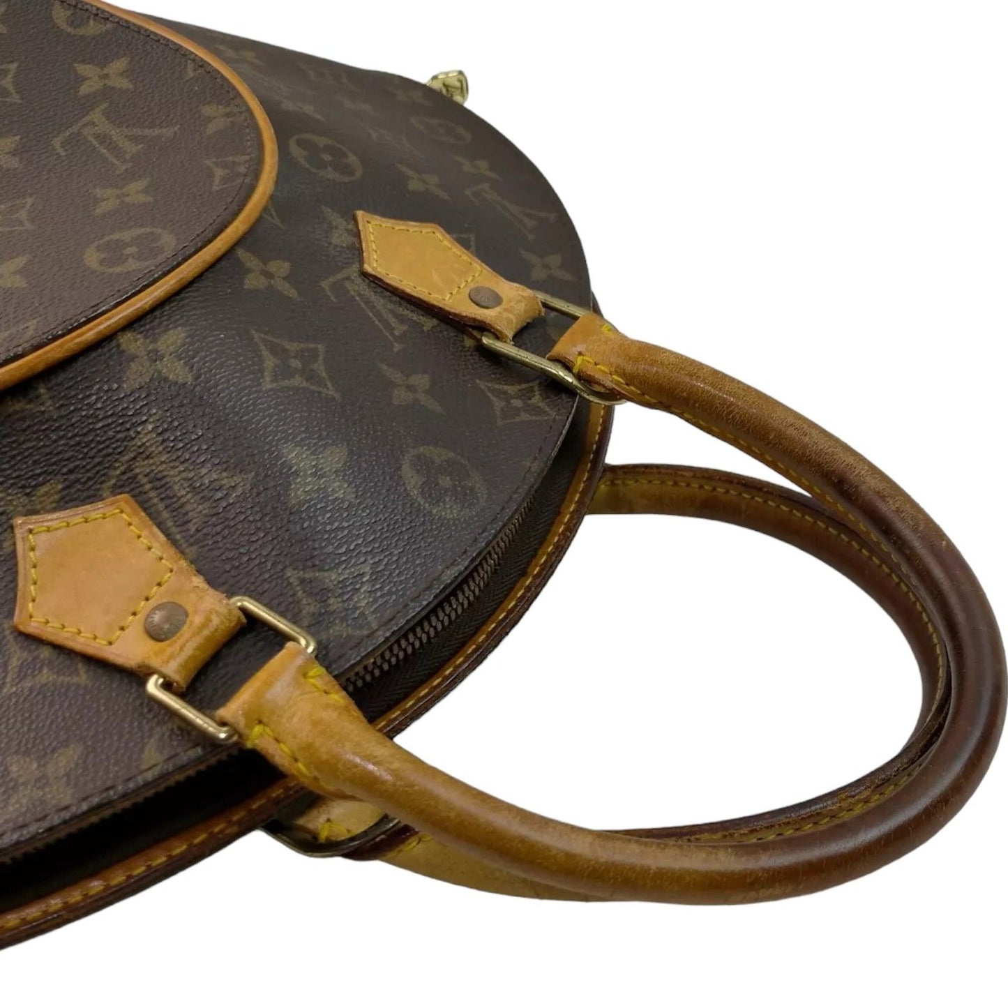 992365AK (S6) Louis Vuitton Hand Bag Ellipse MM Brown Monogram