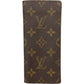 194171X (S2) Louis Vuitton Glasses Case Etui Lunettes Simple Brown Monogram