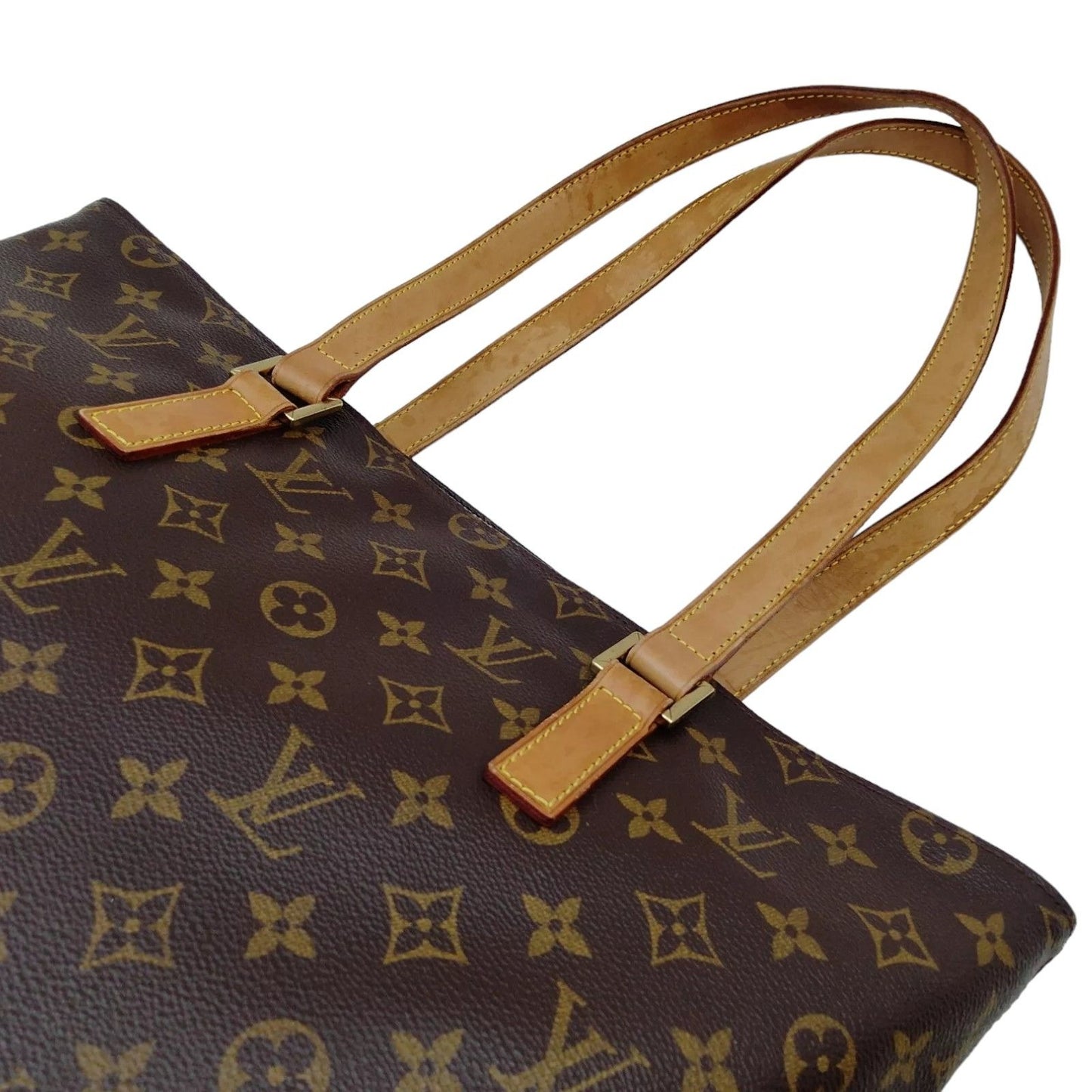 905430AL (S6) Louis Vuitton Shoulder Bag Cabas Piano Brown Monogram