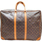 098325V (T5) Louis Vuitton Travel Bag Sirius 55 Brown Monogram