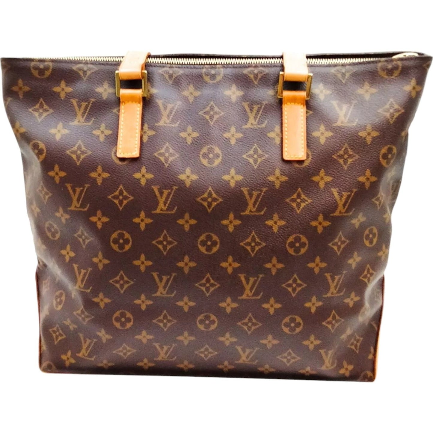 905430AL (S6) Louis Vuitton Shoulder Bag Cabas Piano Brown Monogram