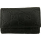 446151X (S2) Gucci Key Case 6 Ring Black PVC Leather