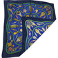 (S2) Hermes Scarf Carre 90 Blue Silk 100%