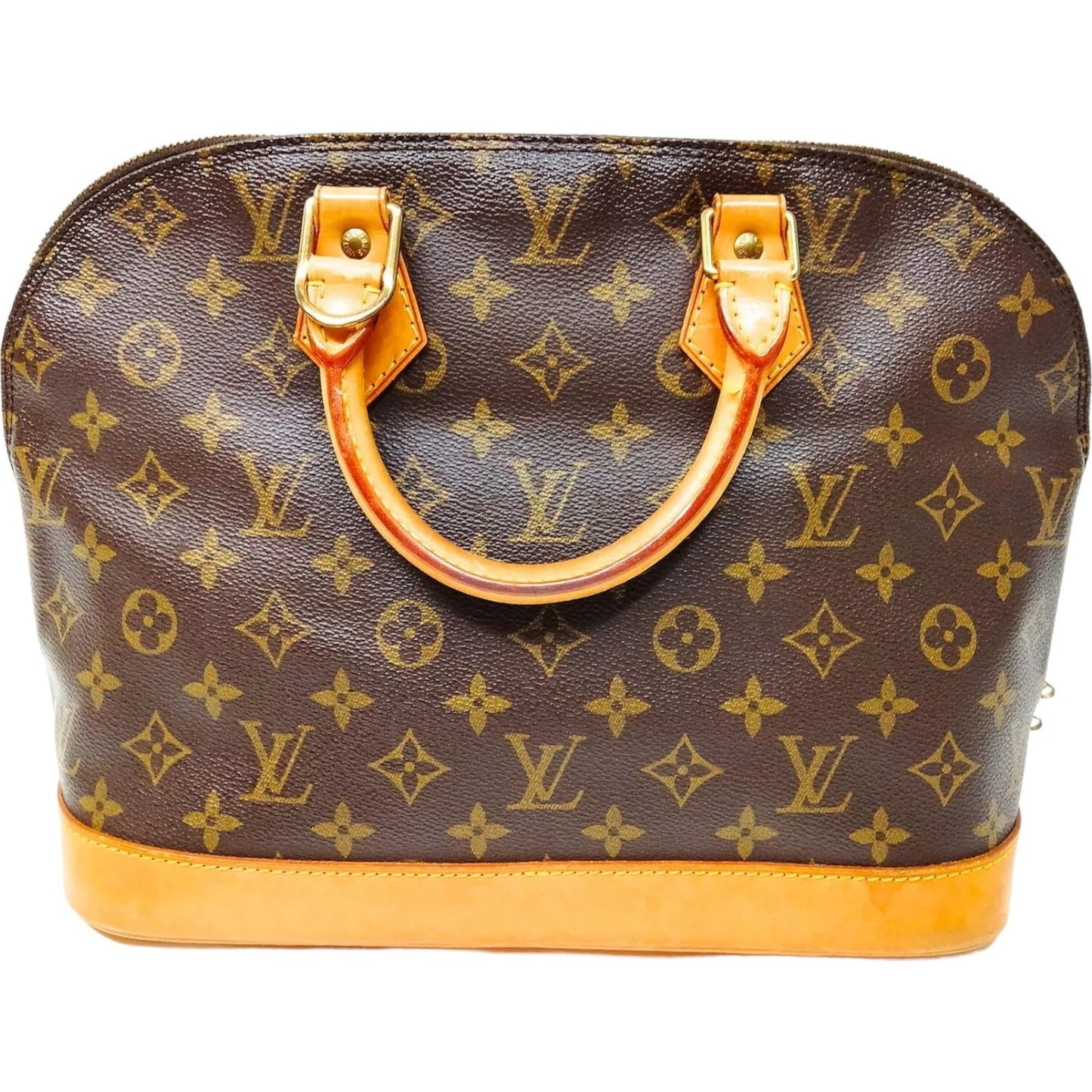 602418AL (S6) Louis Vuitton Satchel Bag Alma Brown Monogram