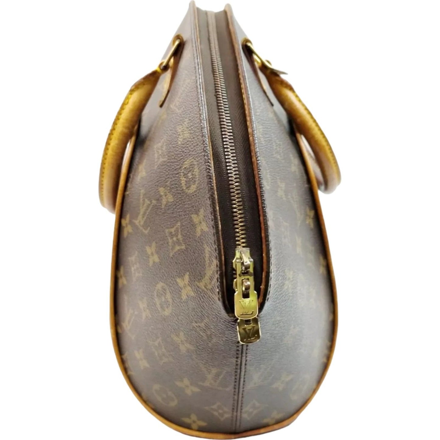 992365AK (S6) Louis Vuitton Hand Bag Ellipse MM Brown Monogram