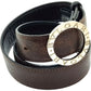 432198AR (S2) Bvlgari Belt Brown Leather