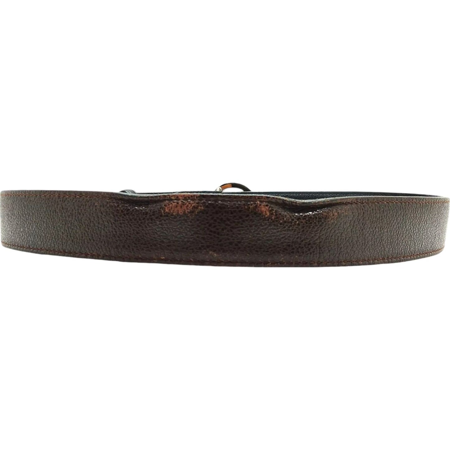 432198AR (S2) Bvlgari Belt Brown Leather