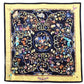 534181AL (S2) Hermes Scarf Carre 90 Pierres d' Orient et d' Occident Multicolor Silk