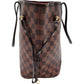 510524AL (S6) Louis Vuitton Tote Bag Neverfull MM Brown Damier