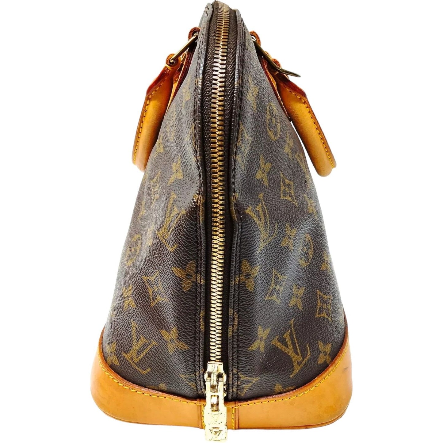 602418AL (S6) Louis Vuitton Satchel Bag Alma Brown Monogram