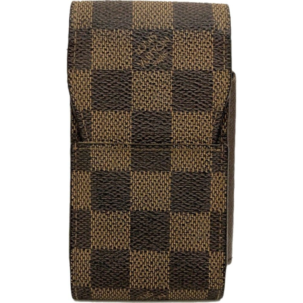 268142Y (G1) Louis Vuitton Cigarette Case Brown Damier