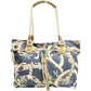 116309AL (G5) Salvatore Ferragamo Tote Bag Navy Blue Canvas