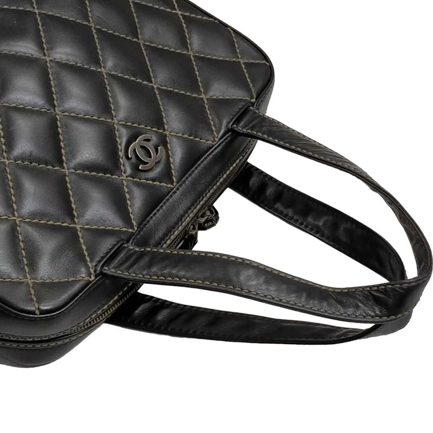 781692AL (S6) Chanel Hand Bag Black Lambskin