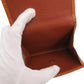 677190V (G2) Louis Vuitton Wallet Portefeiulle Elise Brown Epi Leather