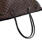 510524AL (S6) Louis Vuitton Tote Bag Neverfull MM Brown Damier