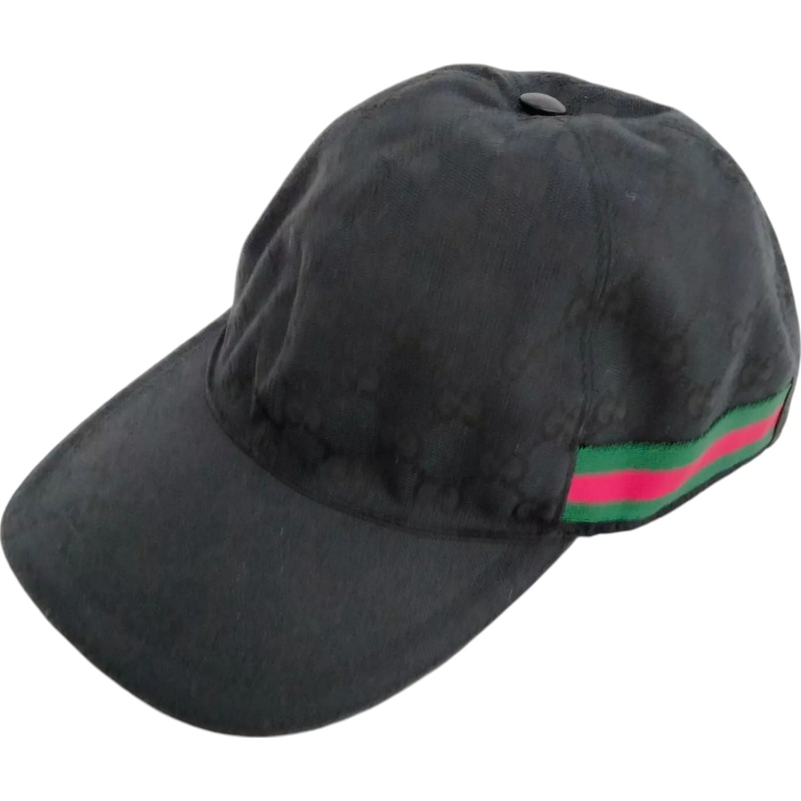 171291AV (S4) Gucci Cap Black PVC