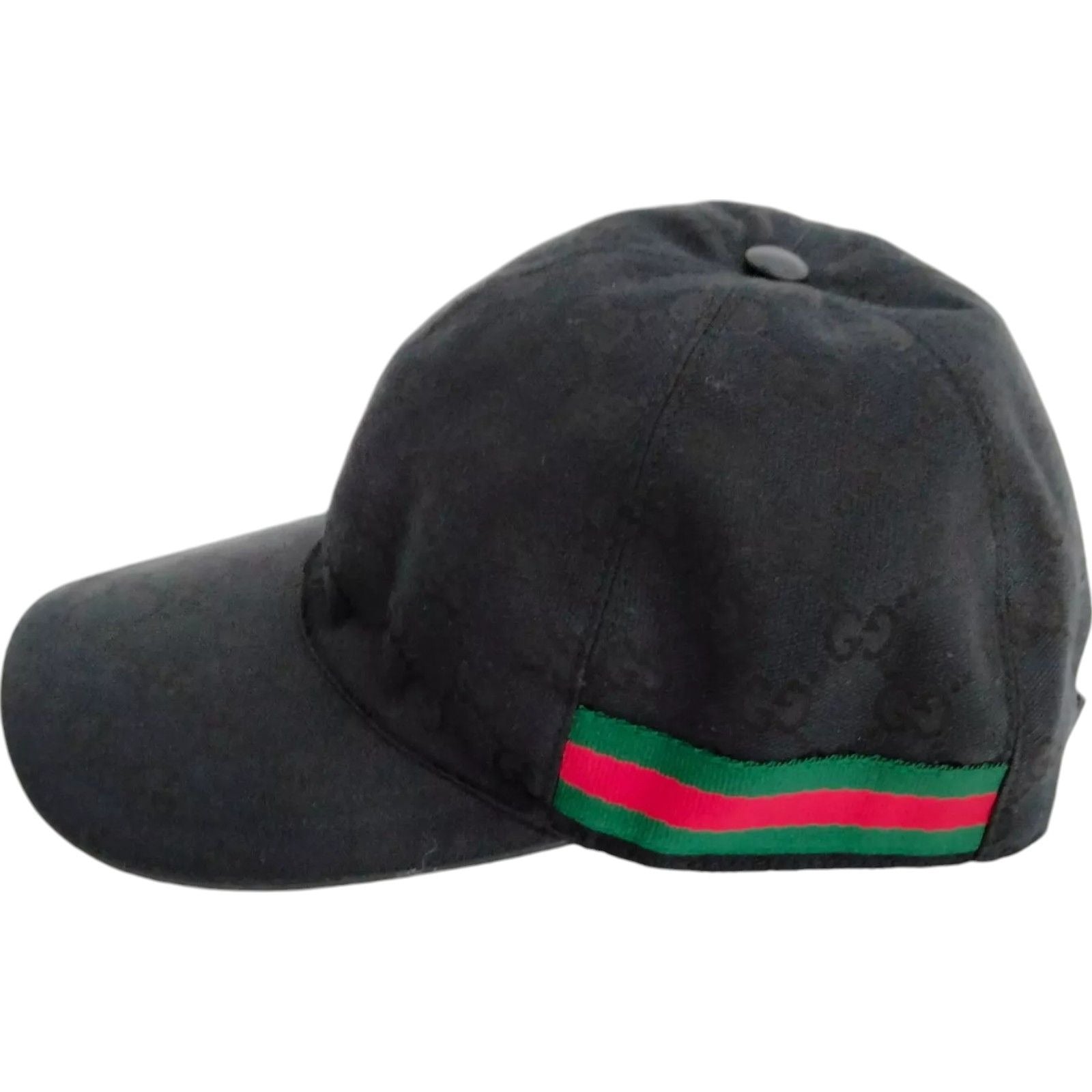 171291AV (S4) Gucci Cap Black PVC