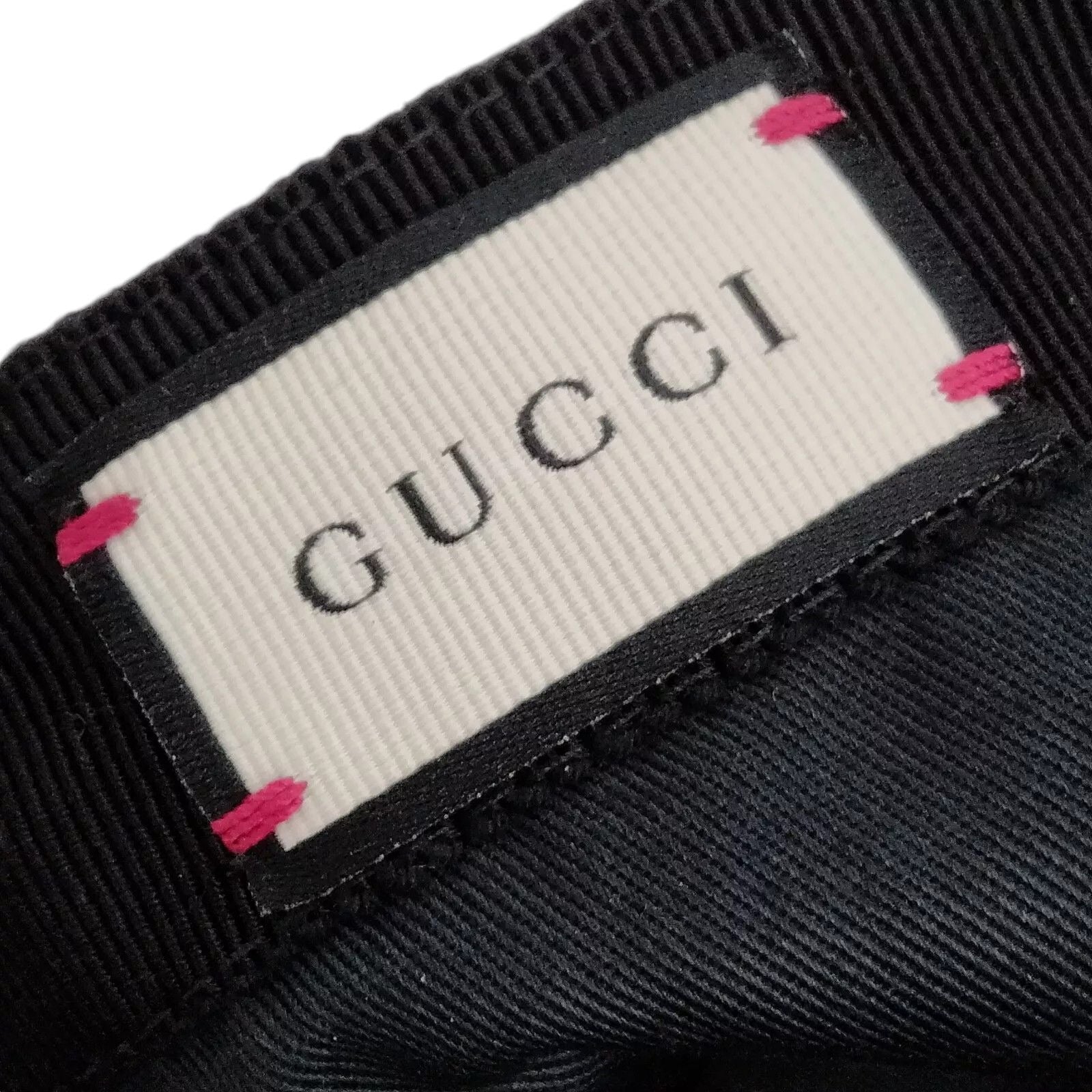 171291AV (S4) Gucci Cap Black PVC