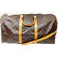 639555AL (S6) Louis Vuitton Travel Bag Keepall Bandouliere 50 Brown Monogram