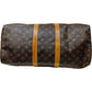 795416AL (S6) Louis Vuitton Travel Bag Keepall 45 Brown Monogram