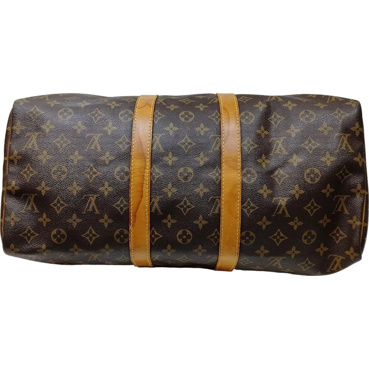 795416AL (S6) Louis Vuitton Travel Bag Keepall 45 Brown Monogram