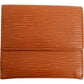 677190V (G2) Louis Vuitton Wallet Portefeiulle Elise Brown Epi Leather