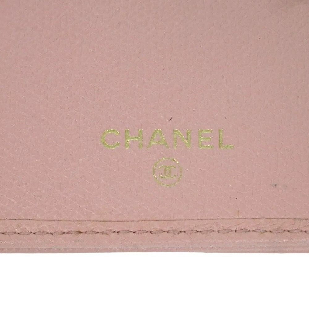 916188AS (S2) Chanel Coco Wallet Long Pink Leather