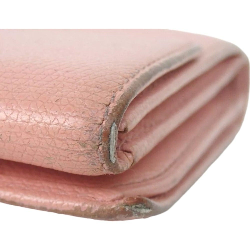 916188AS (S2) Chanel Coco Wallet Long Pink Leather