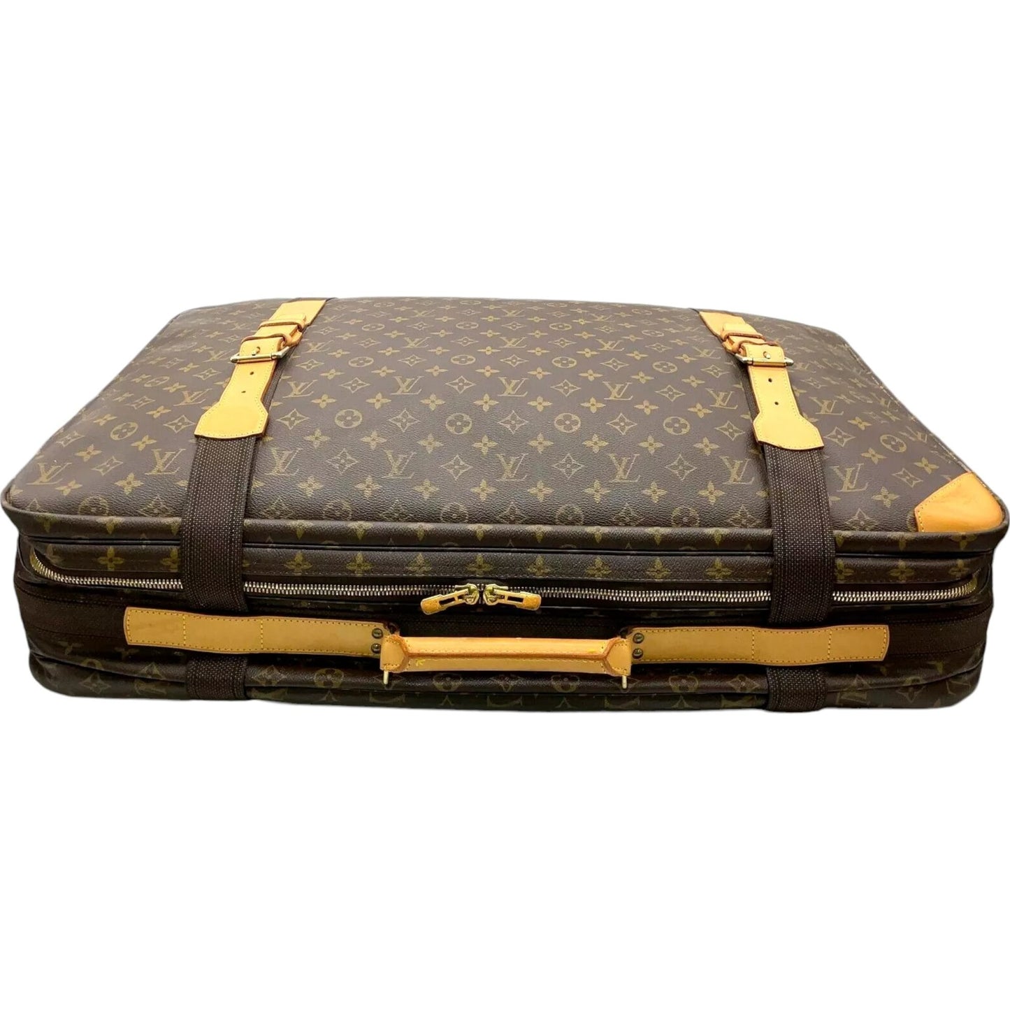 188520AT (S6) Louis Vuitton Travel Bag Satellite 70 Brown Monogram