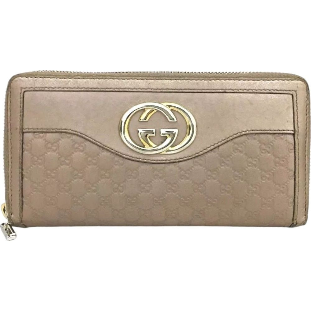 143179AT (K2) Gucci Wallet Long Interlocking Pink PVC