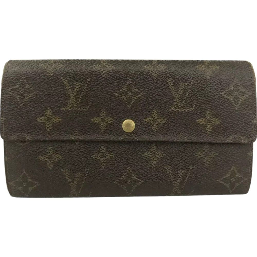 893169AV (G1) Louis Vuitton Wallet Long Portefeiulle Brown Monogram