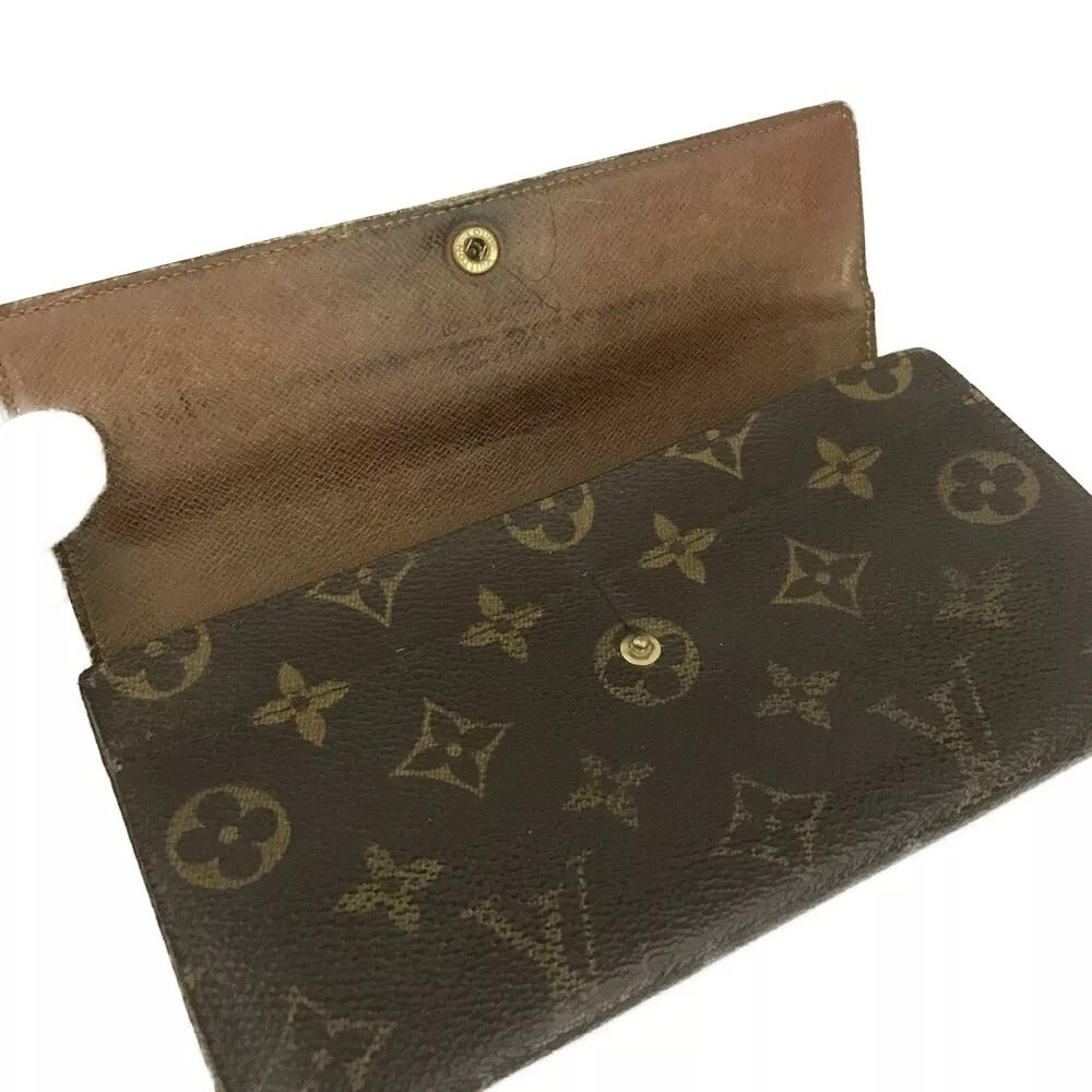 893169AV (G1) Louis Vuitton Wallet Long Portefeiulle Brown Monogram