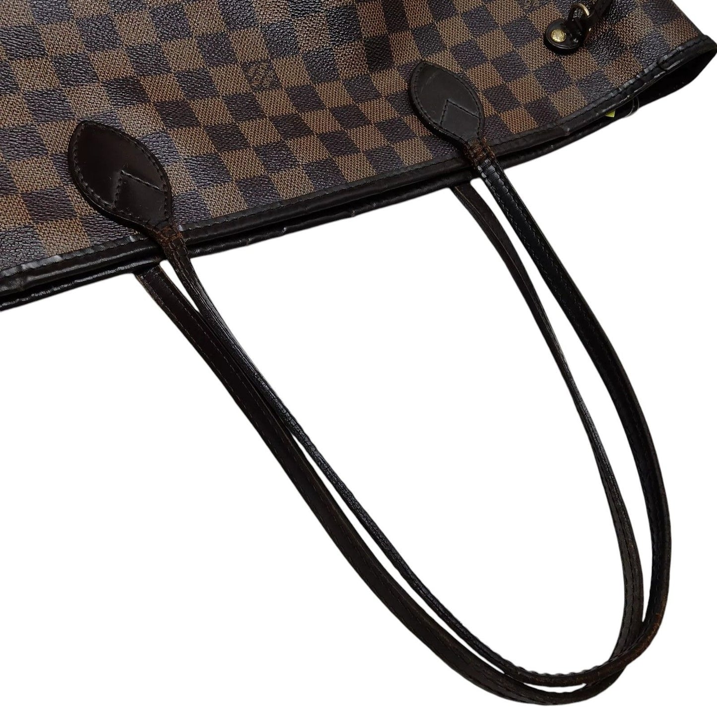 228640AU (X6) Louis Vuitton Tote Bag Neverfull MM Brown Damier