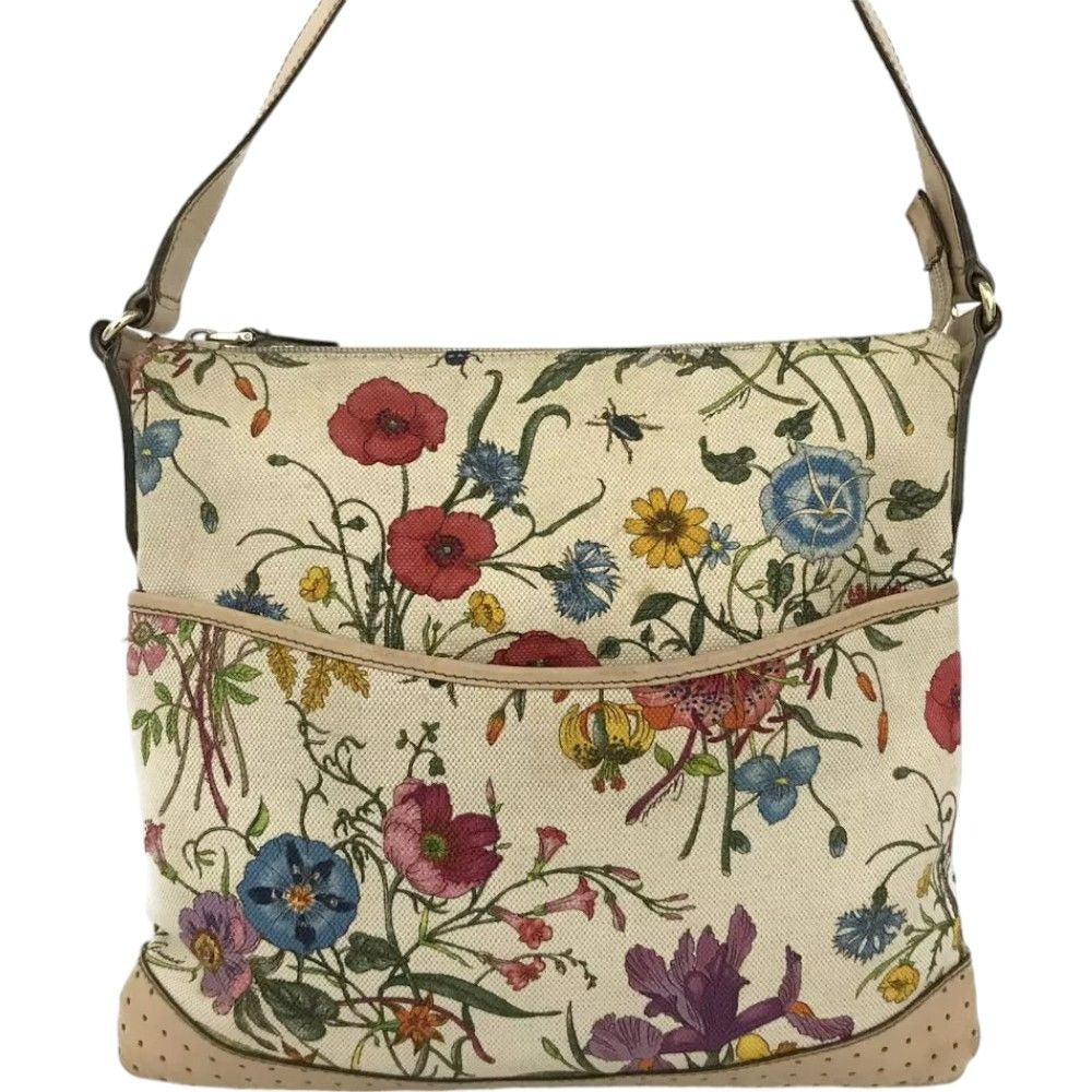 036269AW (X3) Gucci Shoulder Bag Flora Multicolor Canvas