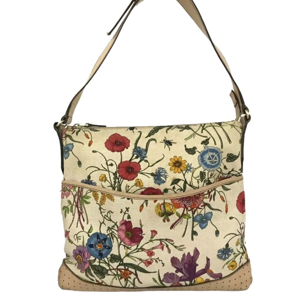 036269AW (X3) Gucci Shoulder Bag Flora Multicolor Canvas