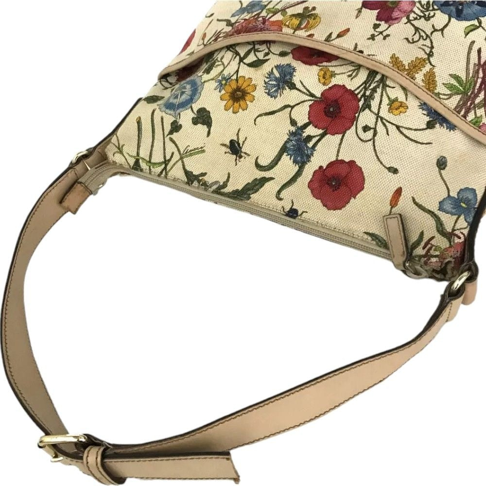 036269AW (X3) Gucci Shoulder Bag Flora Multicolor Canvas