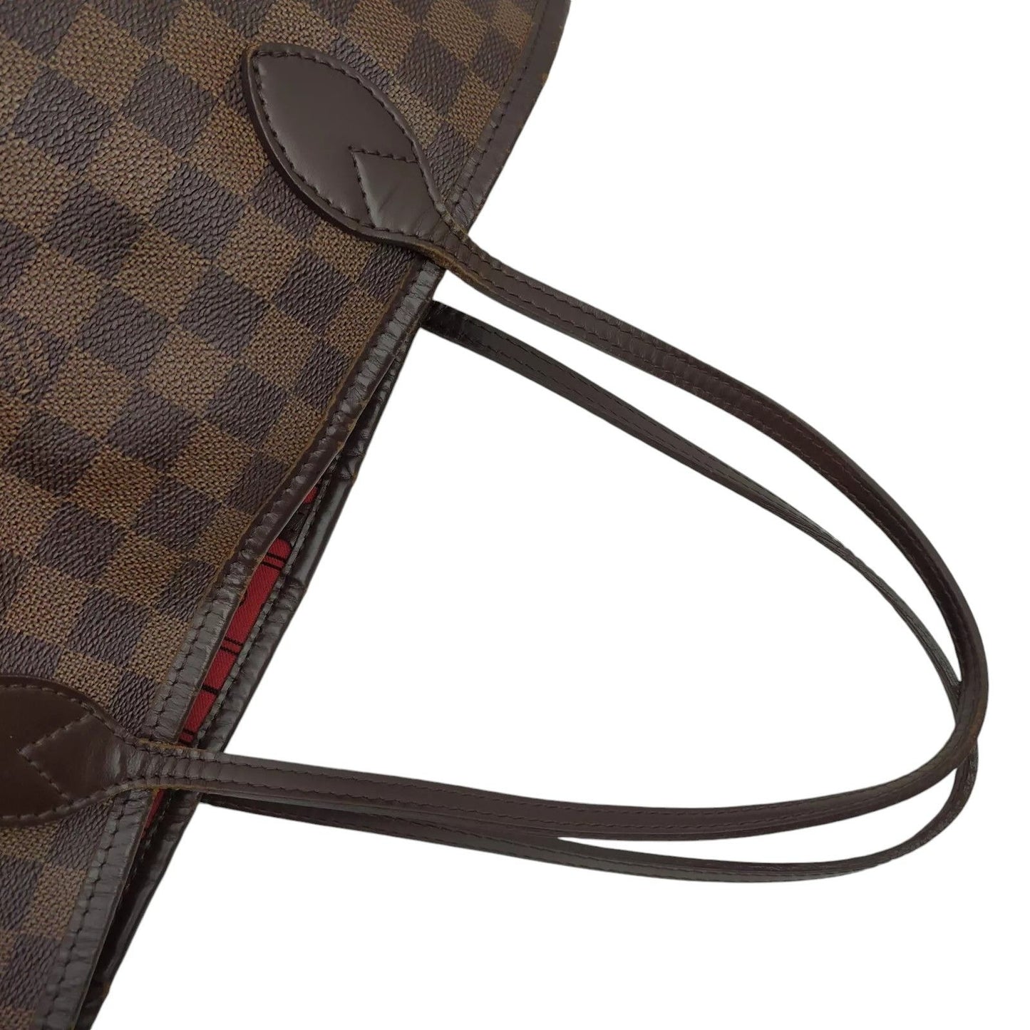 631585AT (S6) Louis Vuitton Shoulder Bag Neverfull MM Brown Monogram