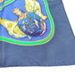 (S2) Hermes Scarf Carre 90 Blue Silk 100%