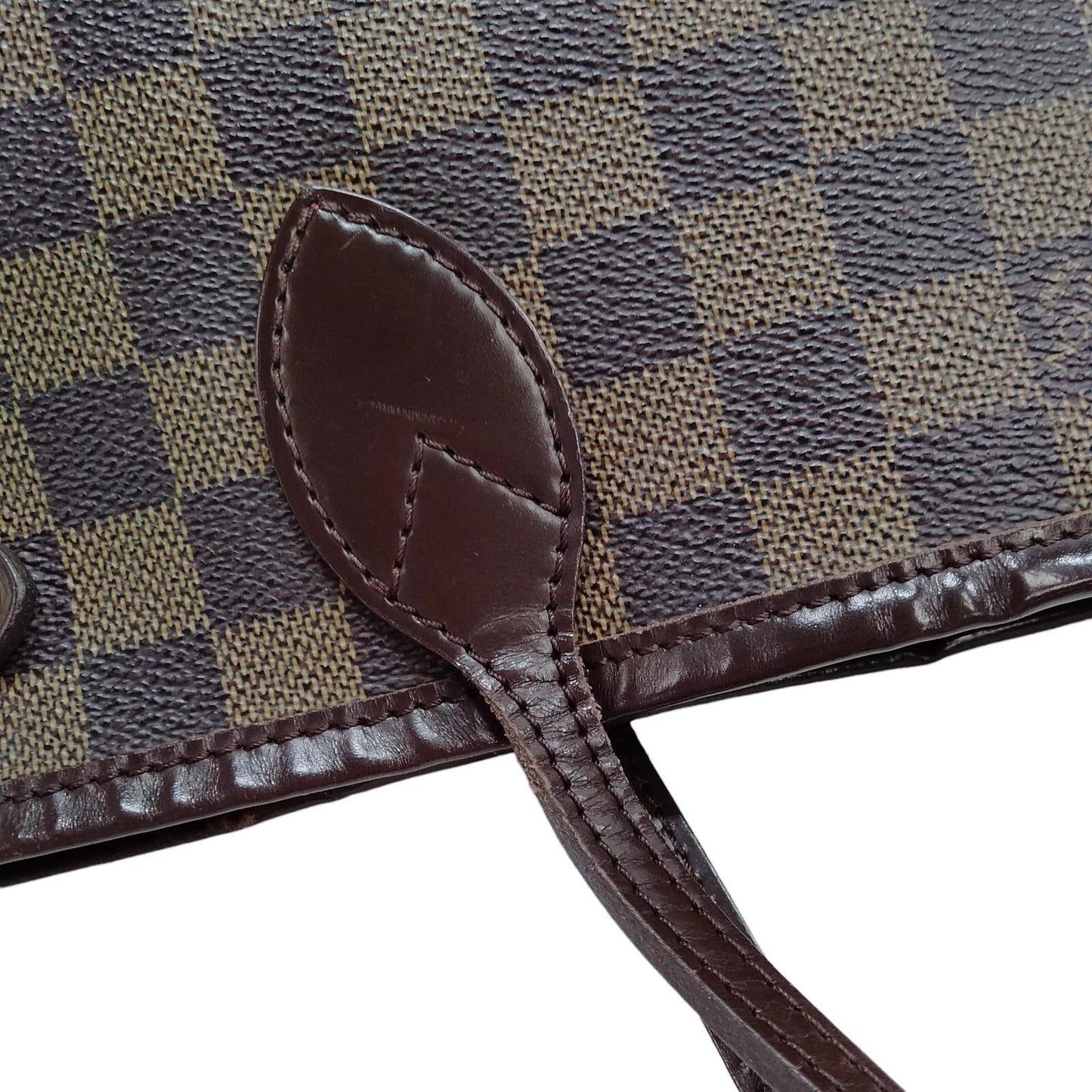 497509AL (S6) Louis Vuitton Tote Bag Neverfull PM Brown Damier