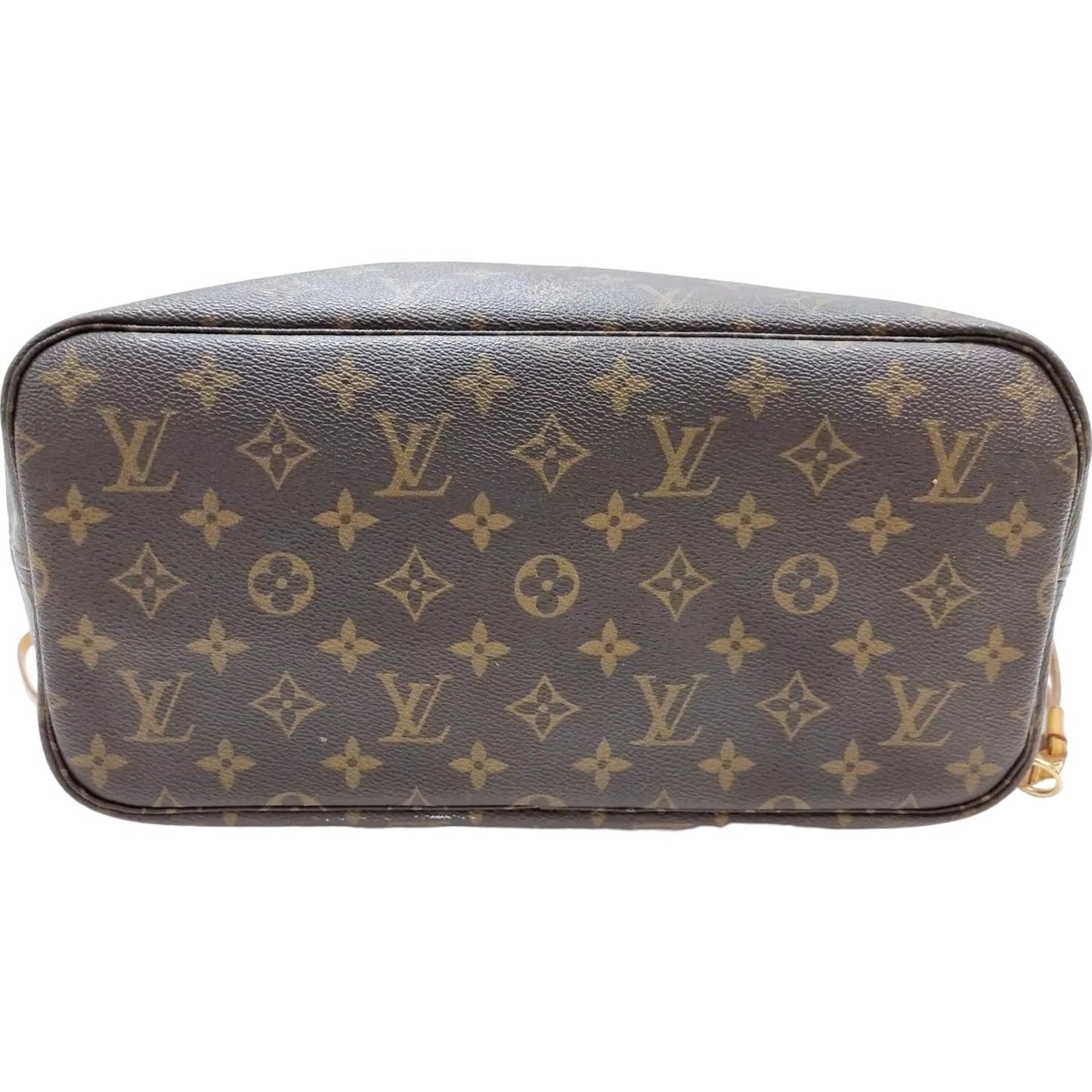 922495AL (S6) Louis Vuitton Tote Bag Neverfull MM Brown Monogram