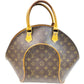 992365AK (S6) Louis Vuitton Hand Bag Ellipse MM Brown Monogram