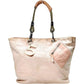 031543AL (S6) Chanel Tote Bag Pink Canvas