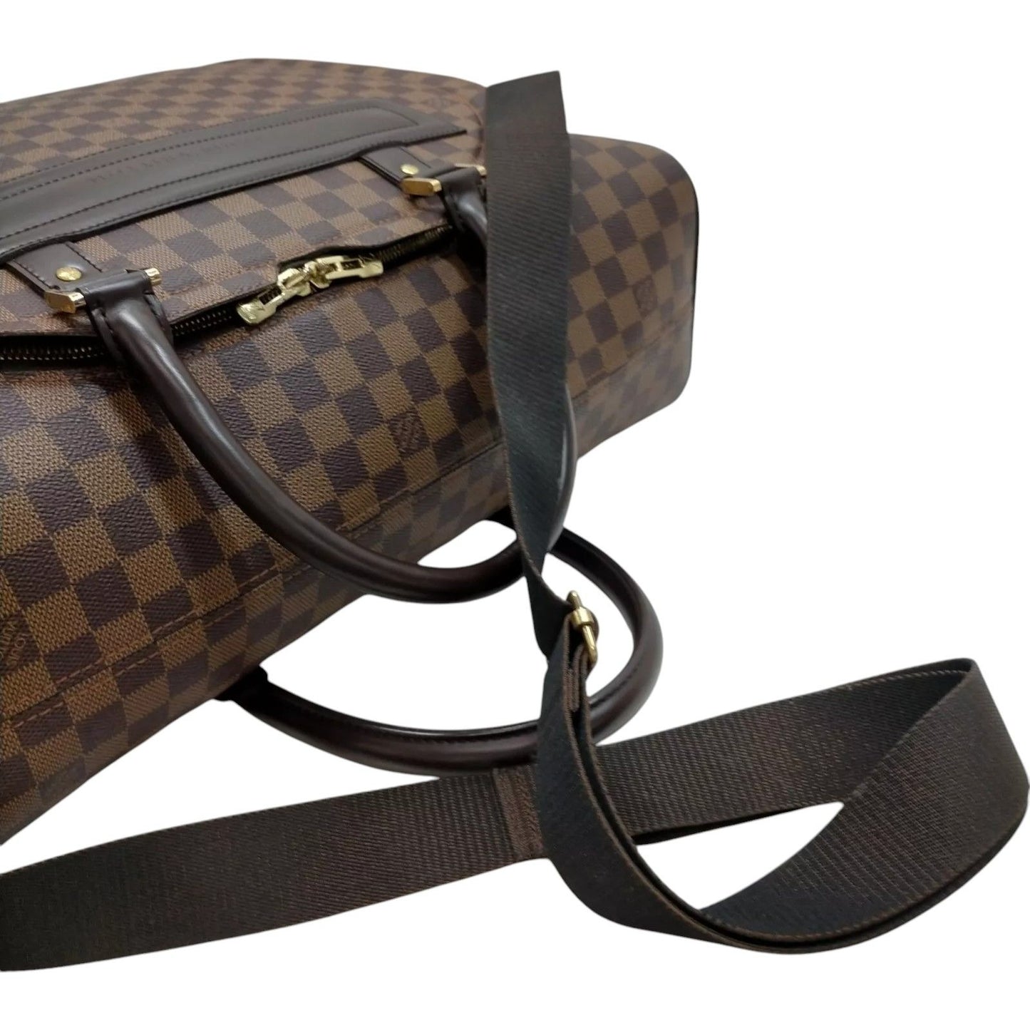 824763BA (X6) Louis Vuitton Travel Bag Nolita GM Brown Damier