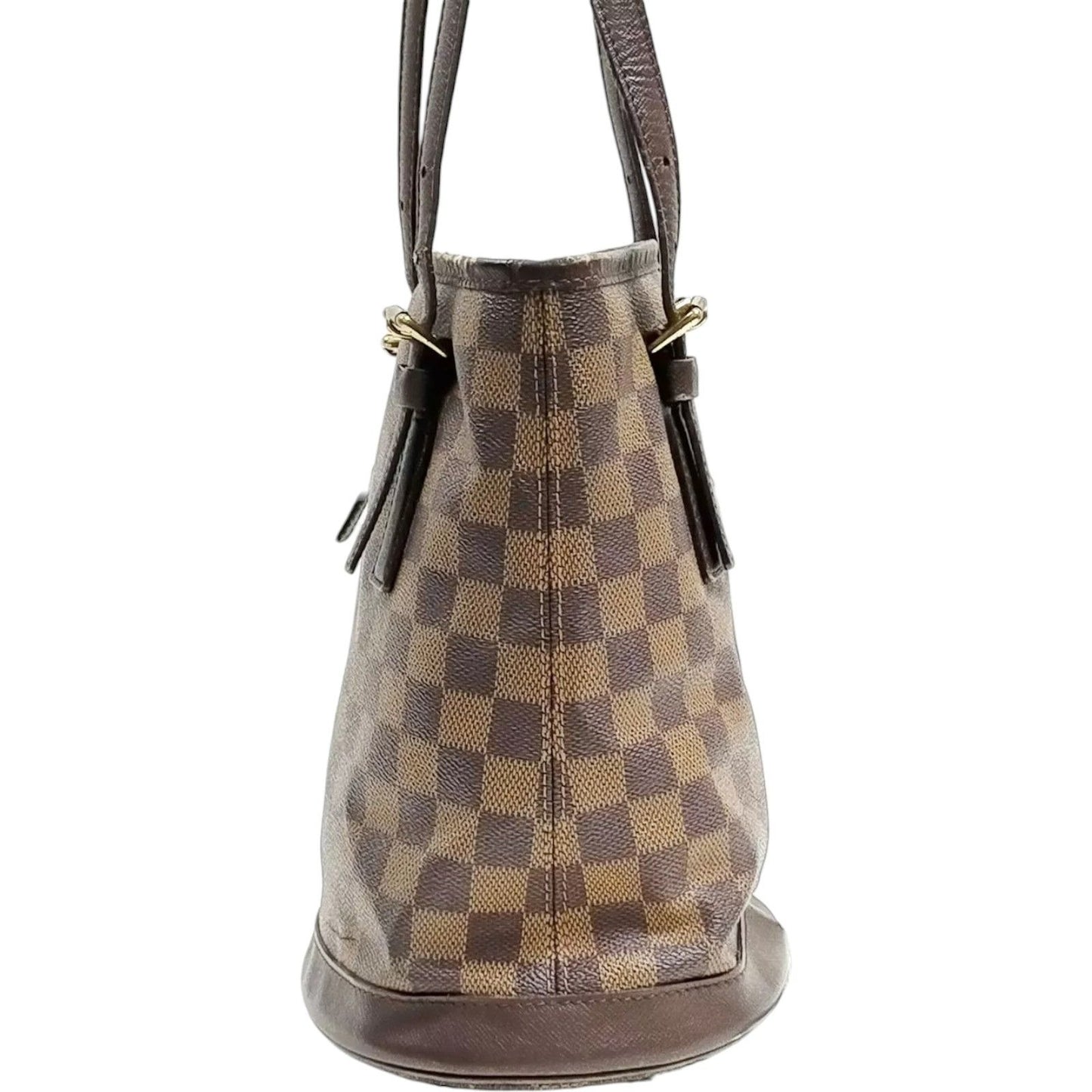 960346AG (G5) Louis Vuitton Shoulder Bag Bucket Brown Damier