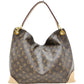 058853AQ (S6) Louis Vuitton Shoulder Bag Berry MM Brown Monogram