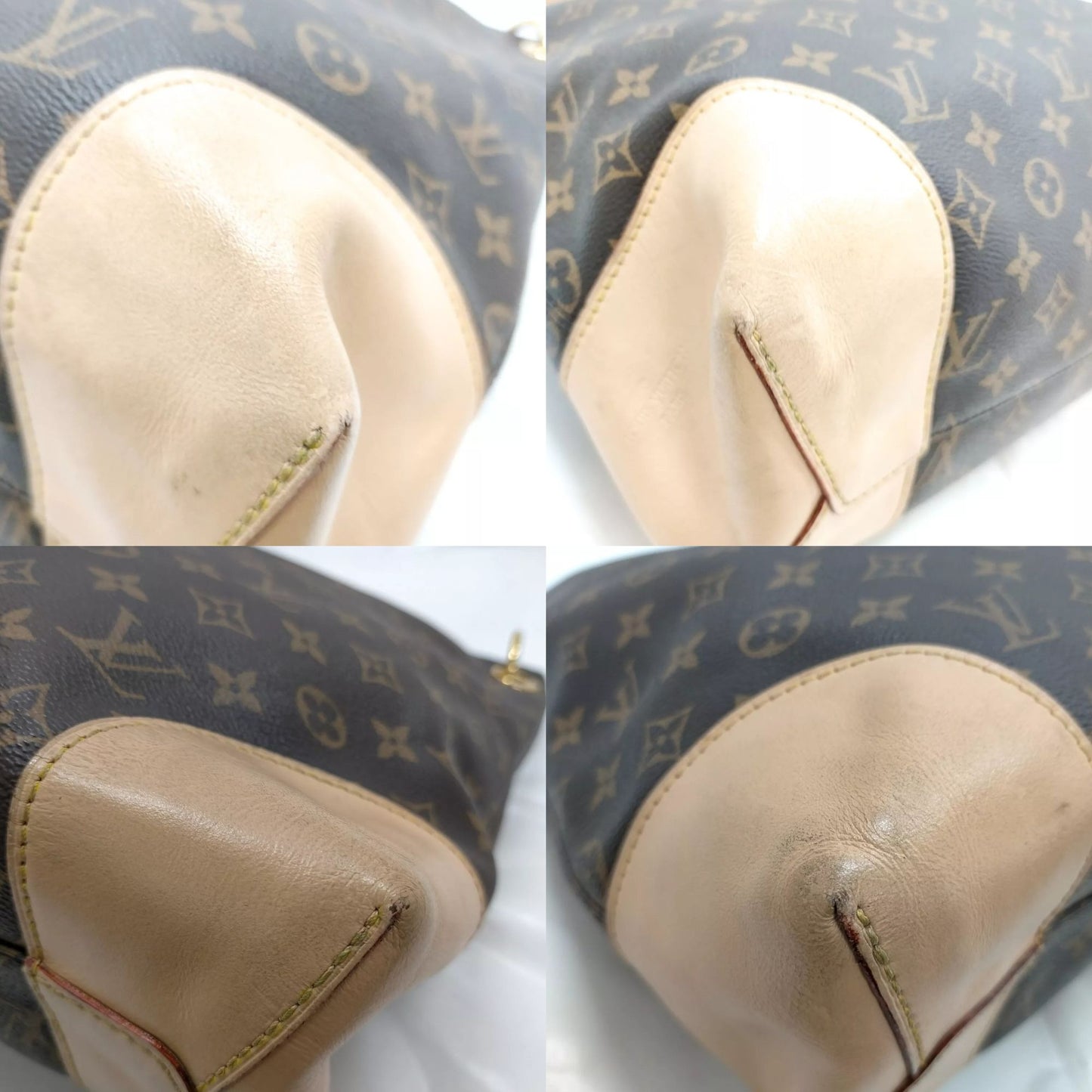 058853AQ (S6) Louis Vuitton Shoulder Bag Berry MM Brown Monogram