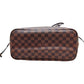 510524AL (S6) Louis Vuitton Tote Bag Neverfull MM Brown Damier